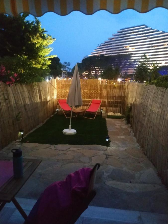 Studio Rez De Jardin Marina Baie Des Anges วิลล์เนิฟ-ลูเบ ภายนอก รูปภาพ